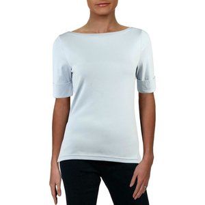 Ralph Lauren Light Blue Boatneck Top